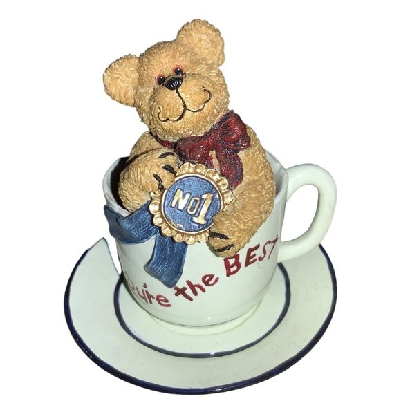 Boyds Bears Teabearies TOPPER TEABEARIE  You're the Best #1 2002 - Picture 2 of 10